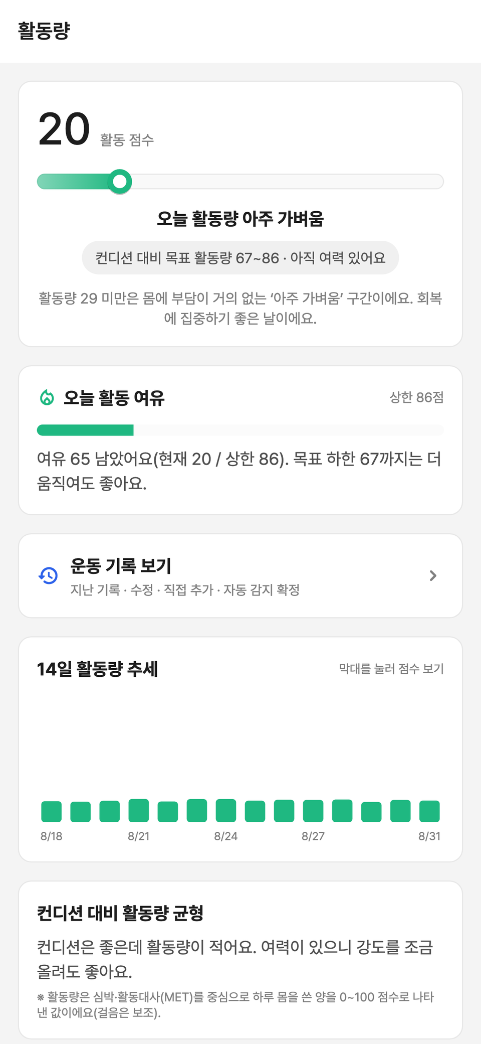활동 부하